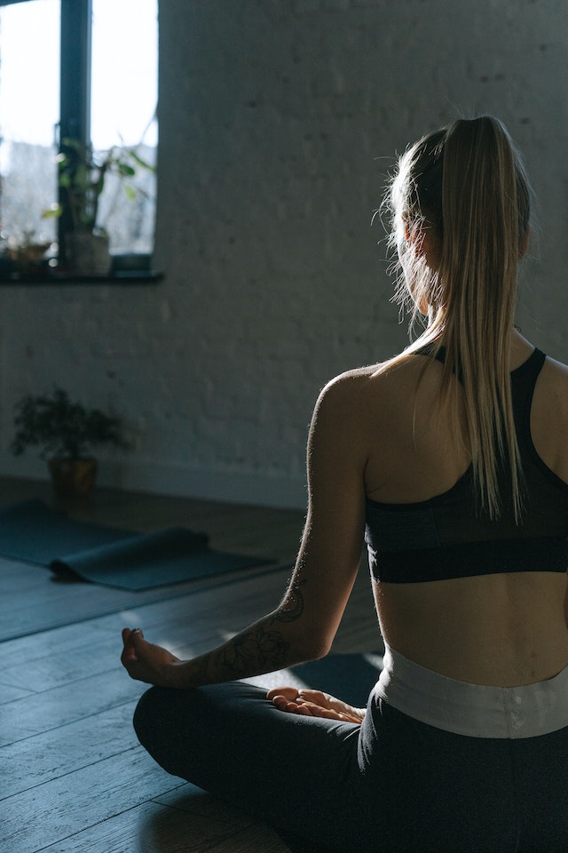 Yoga girl beautiful healthy