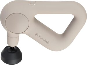 Massage gun for relaxation on Therabody