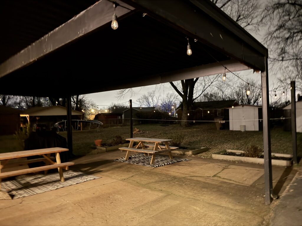 Airbnb patio you can rent when traveling south