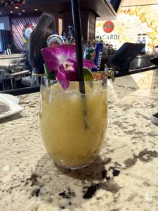 Tropical drink on vacation