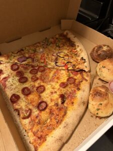 Pizza from the road trip