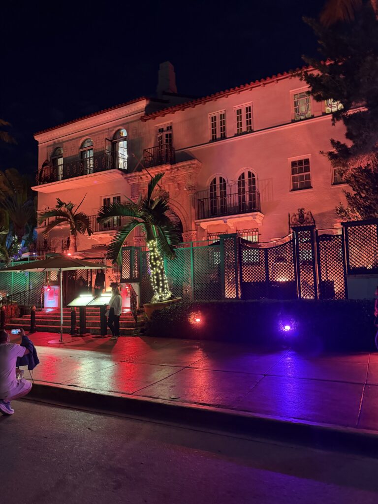 Red building in South Beach