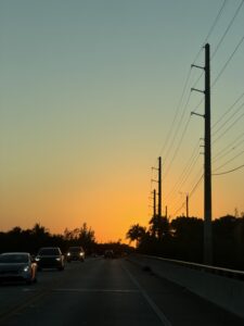 Golden hour in Florida