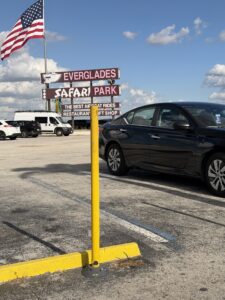 Parking at Everglades Safari Park