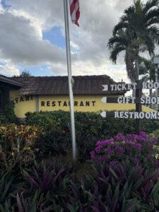 Safari Park restrooms and restaurant