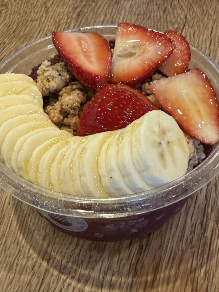 Fruit bowl snack Busch Gardens trip