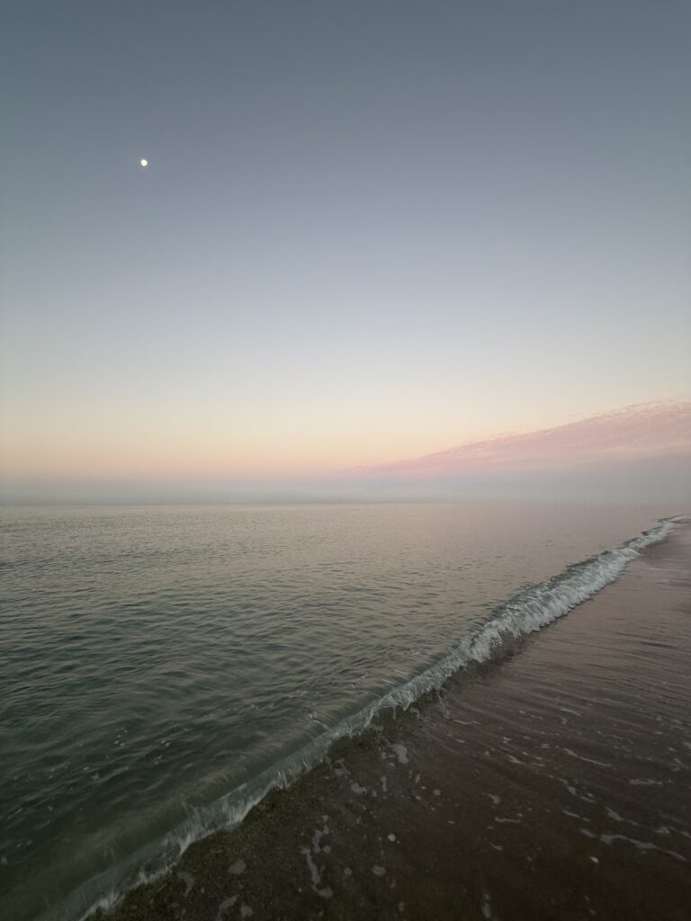 Purple sky over the Manasota Beach