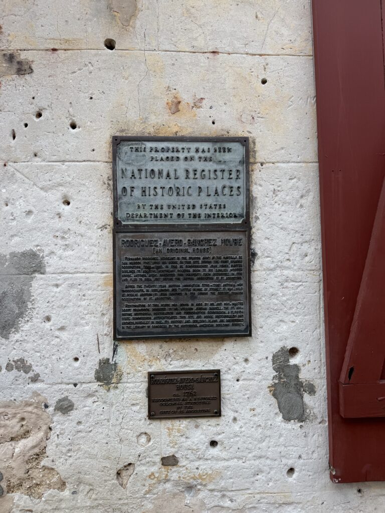 National Register of Historic Places at Castillo de San Marcos Sign