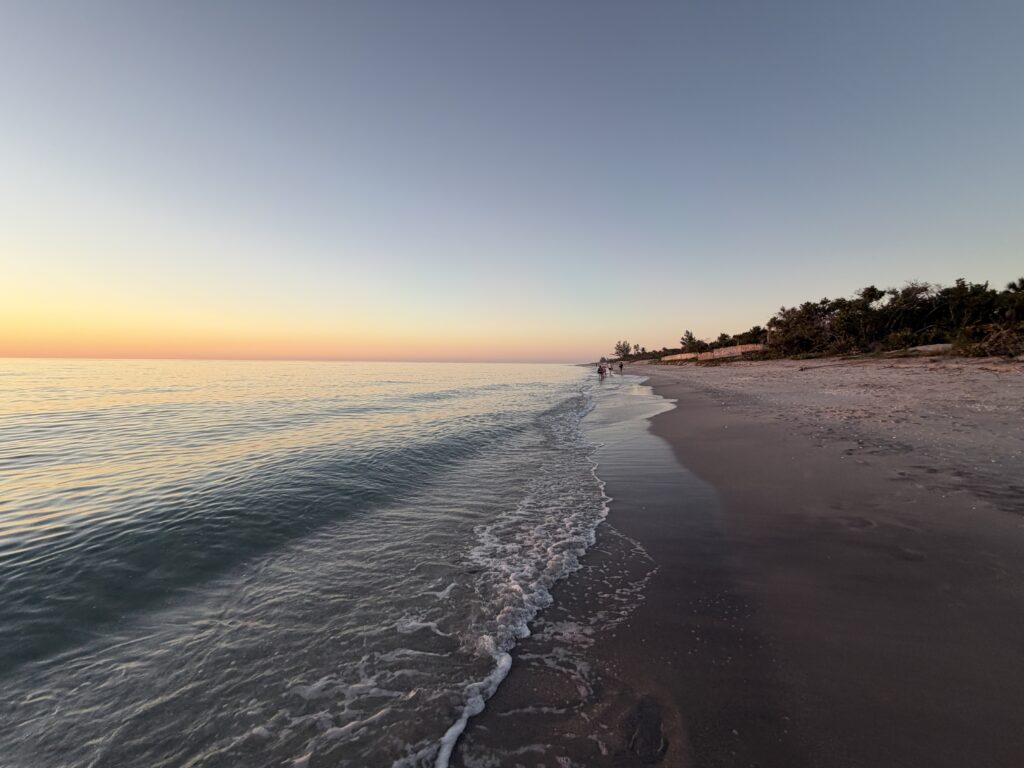 Manasota Key Beach at sunset