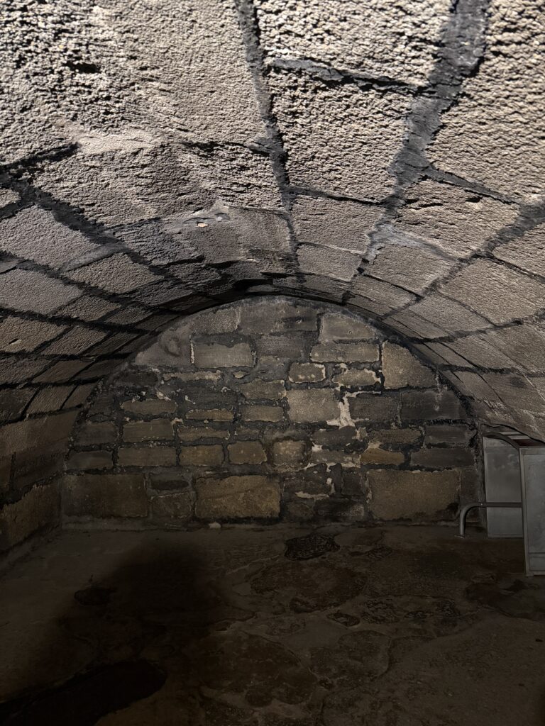 Spooky bricked off area