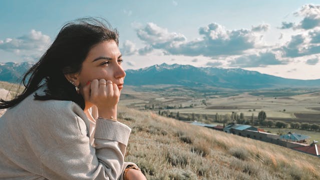 Woman expresses fear and anxiety over her upcoming journey of motherhood