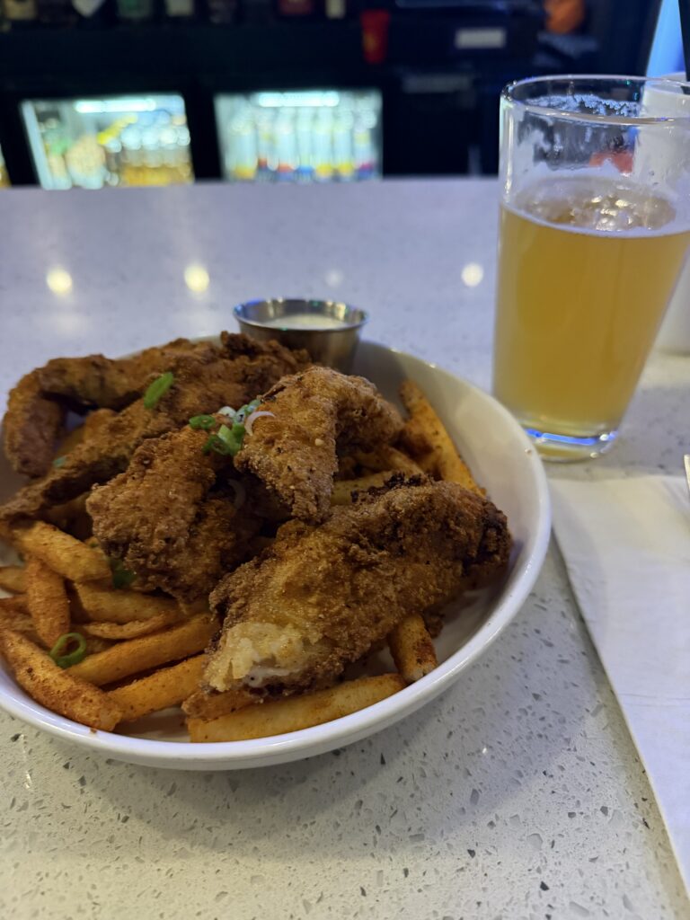 chicken and beer