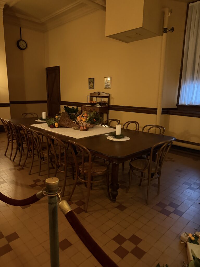 The Vanderbilt's dining table